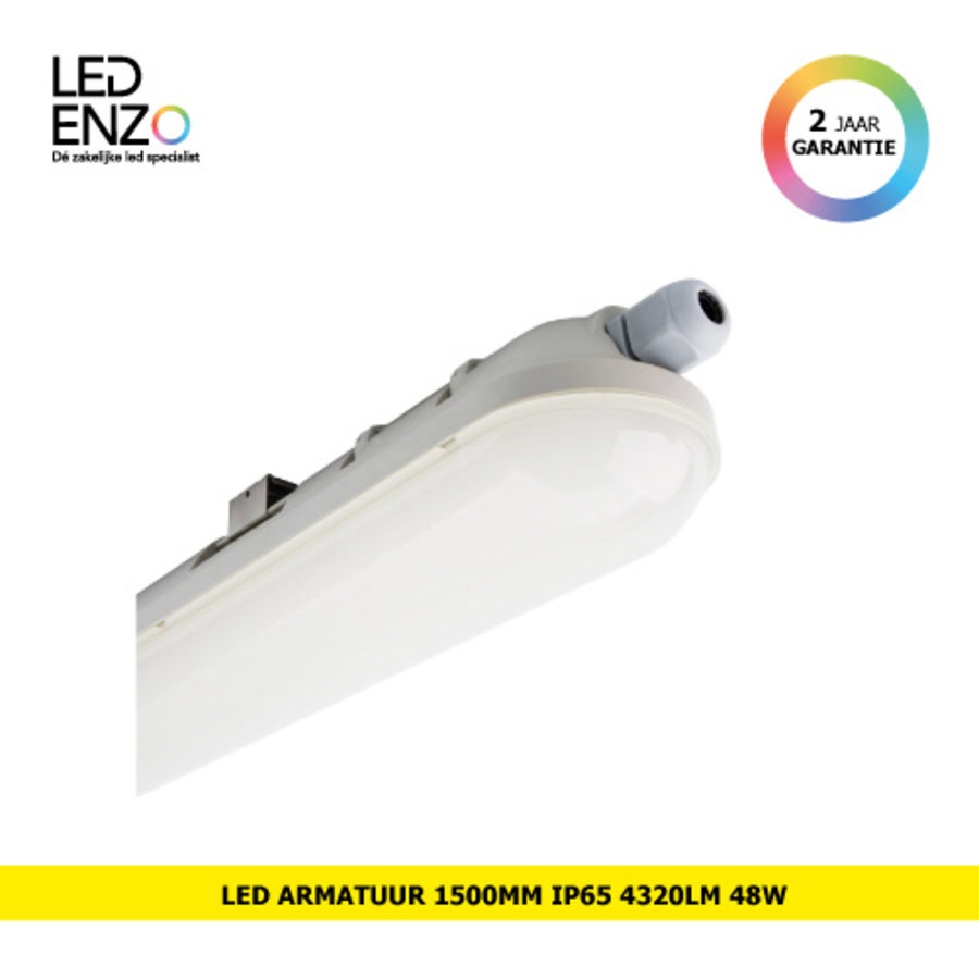 LED Armatuur 150cm waterdicht IP 65 48W-1
