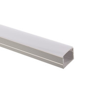 thumb-Aluminium profiel met doorlopende afdekking voor LED strips 220V AC RGB op maat om de 100cm-5