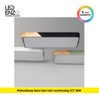 thumb-Plafondlamp LED Rechthoekige Semi-Dari 30W CCT Selecteerbaar-2