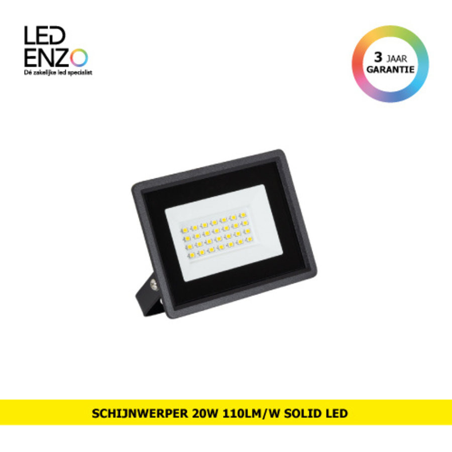 LED Schijnwerper Solid 20W 110lm/W IP65-1