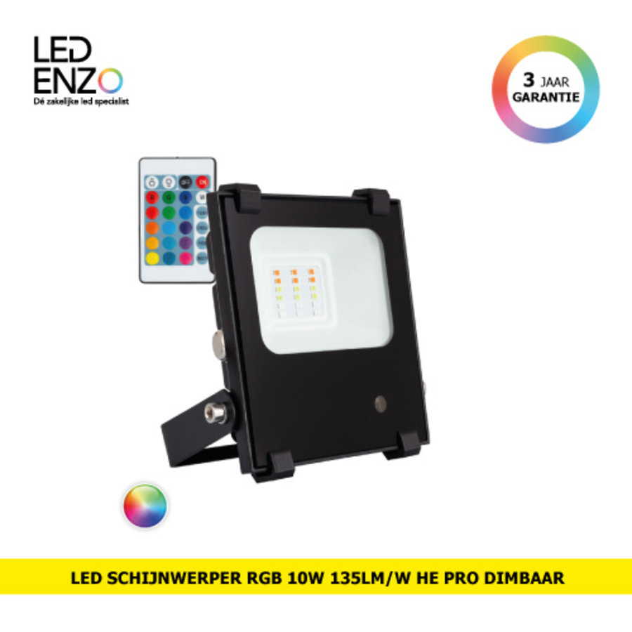 LED Schijnwerper RGB 10W 135lm/W HE Pro dimbaar-1