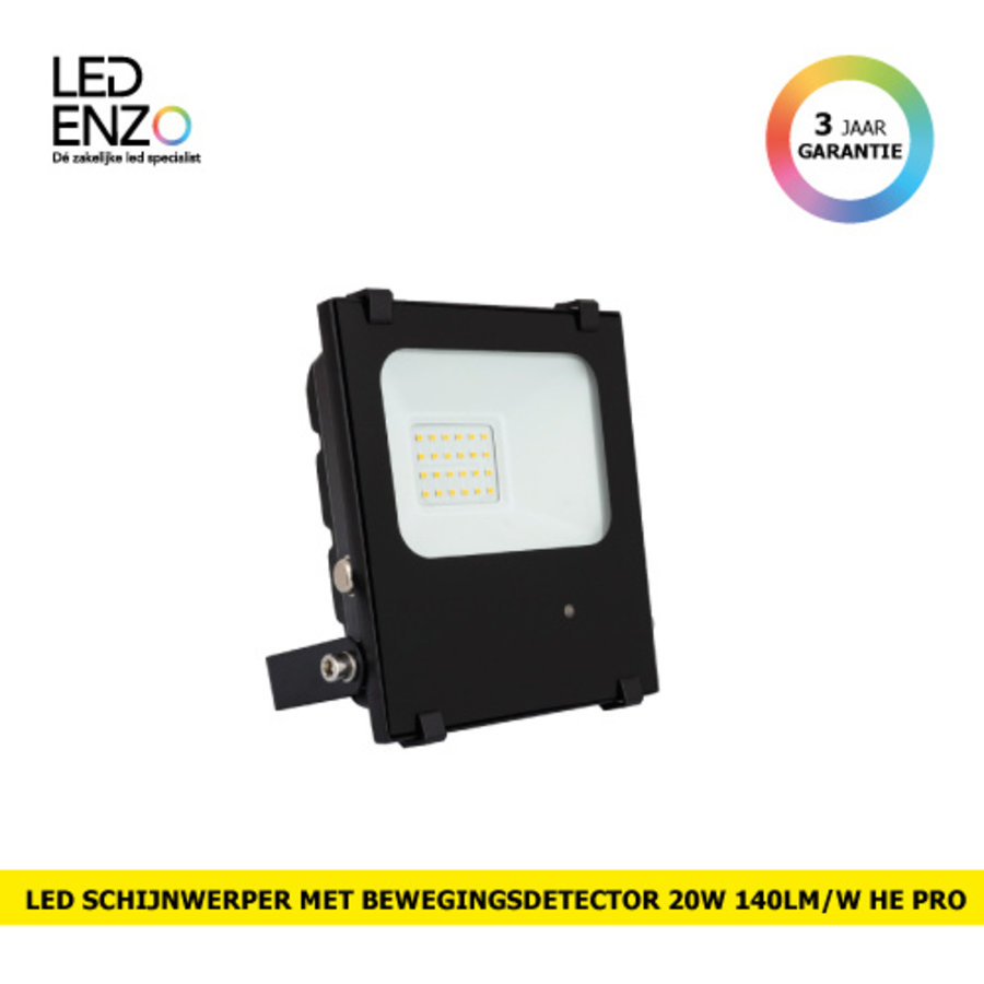 LED Schijnwerper HE Pro met regelbare bewegingsdetector 140lm/W 20W-1