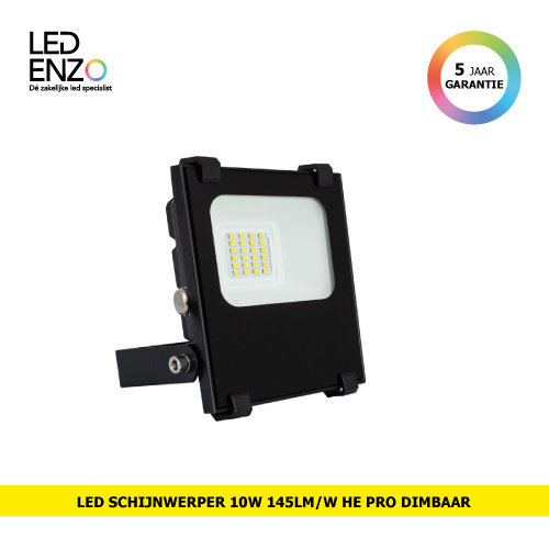 LED Schijnwerper HE Pro dimbaar 145lm/W 10W 