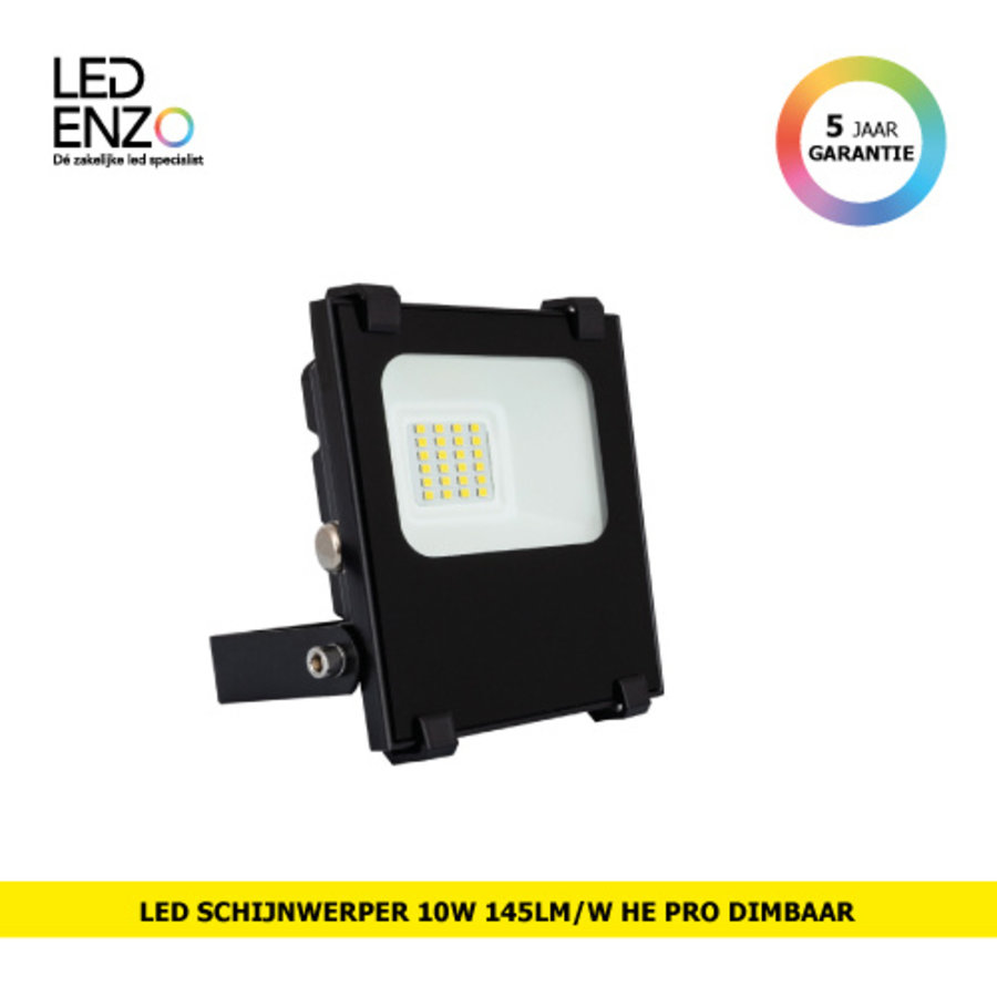 LED Schijnwerper HE Pro dimbaar 145lm/W 10W-1