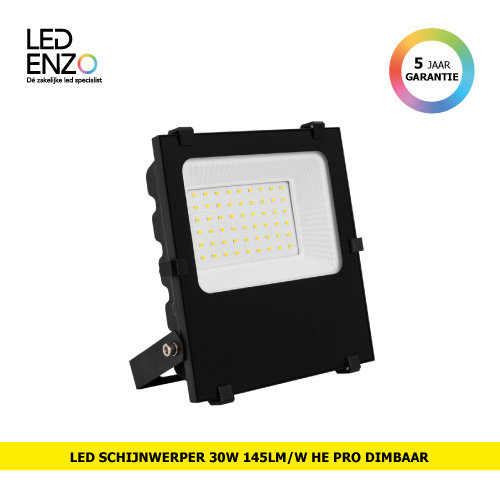 LED Schijnwerper HE Pro regelbaar 145lm/W 30W 