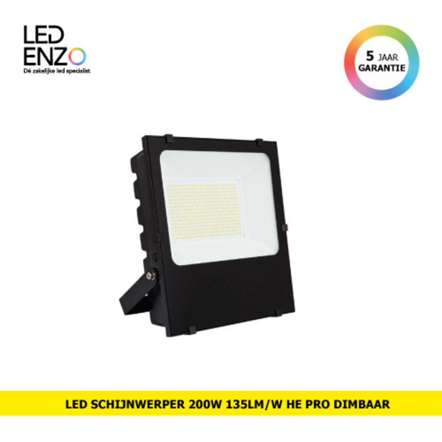 LED Schijnwerper HE Pro dimbaar 135lm/W 200W-1