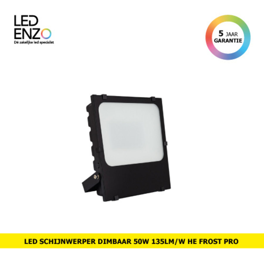LED Schijnwerper 50W 135lm/W HE Pro Frost dimbaar-1