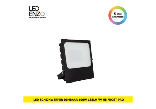 LED Schijnwerper HE Pro Frost dimbaar 135lm/W 100W 