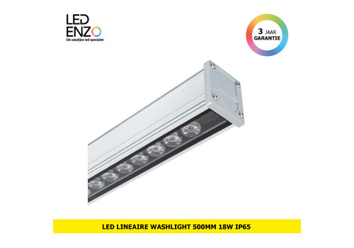 LED lineaire Washlight 500mm 18W IP65 High Efficiency 