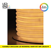 LEDENZO LED Neon Circulair Flexibel, Warm wit, 120LED/m, rol 50m