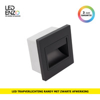 thumb-LED Trapverlichting Inbouw Randy Zwart, 1,5W-1