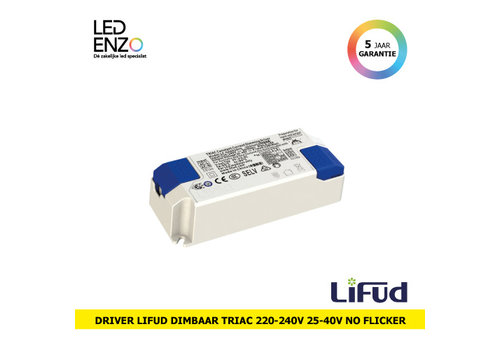 LED Driver Dimbaar 220-240V 20-42V 400-750mA 17-32W DC 32W DALI  Lifud LF-GSD030PF 