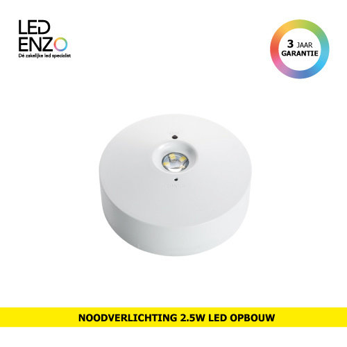 LED Noodverlichting Opbouw 2.5W 