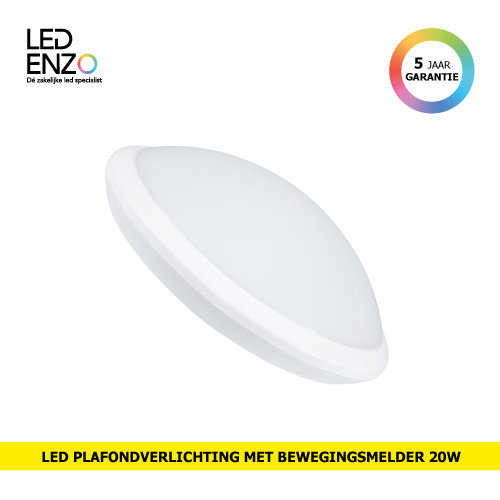 LED Plafonverlichting met Bewegingsmelder 20W 