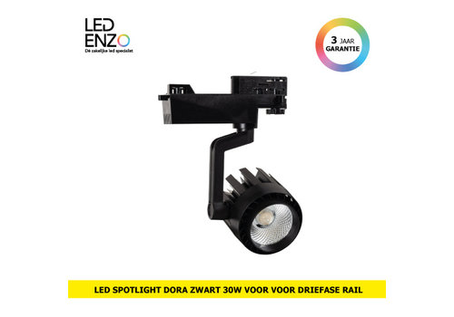 Rail Spot LED Driefase Dora 30W 