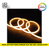 LEDENZO LED Strip Neon rond Flexibel 360 220V AC 120 LED/m  Warm Wit