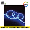LEDENZO LED Strip Neon rond Flexibel 360 220V AC 120 LED/m Blauw