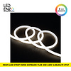 LEDENZO LED Strip Neon rond Flexibel  360 220V AC 120 LED/m Koel Wit