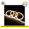 LEDENZO LED Strip Neon rond Flexibel  360 220V AC 120 LED/m Helder Wit