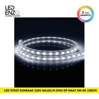 thumb-LED Strip, dimbaar 220V AC, 60 LED/m Koel Wit op maat 100cm-1