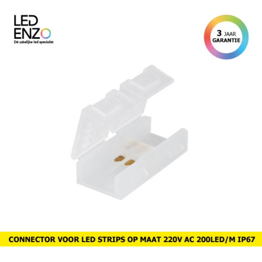 Connector voor Led Strips op Maat 220V AC 100 LED/m IP67 per 10 verpakt-1