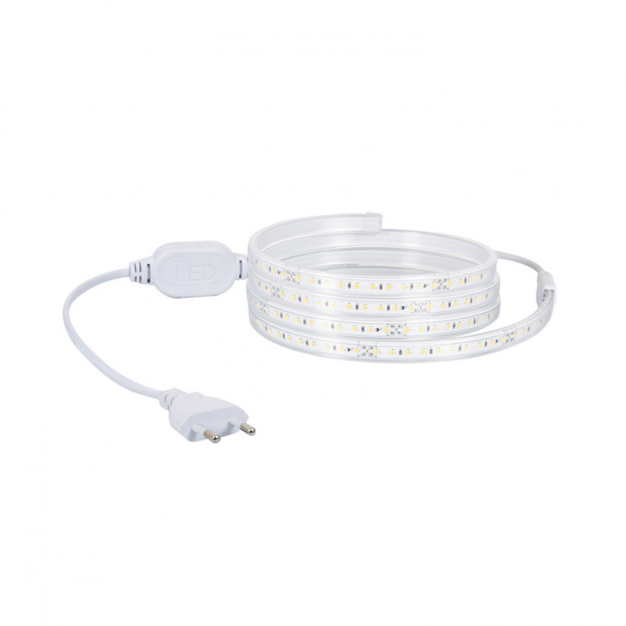 LED Strip Dimbaar 220V AC 100 LED/m Koel Wit IP67 Op maat om de 25 cm-2