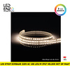 LEDENZO LED Strip Dimbaar 220V AC 100 LED/m Helder Wit IP67 Op maat om de 25 cm