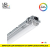 LED Armatuur Waterdicht Slim Kit met één 60cm LED-buis met enkelzijdige aansluiting 9W