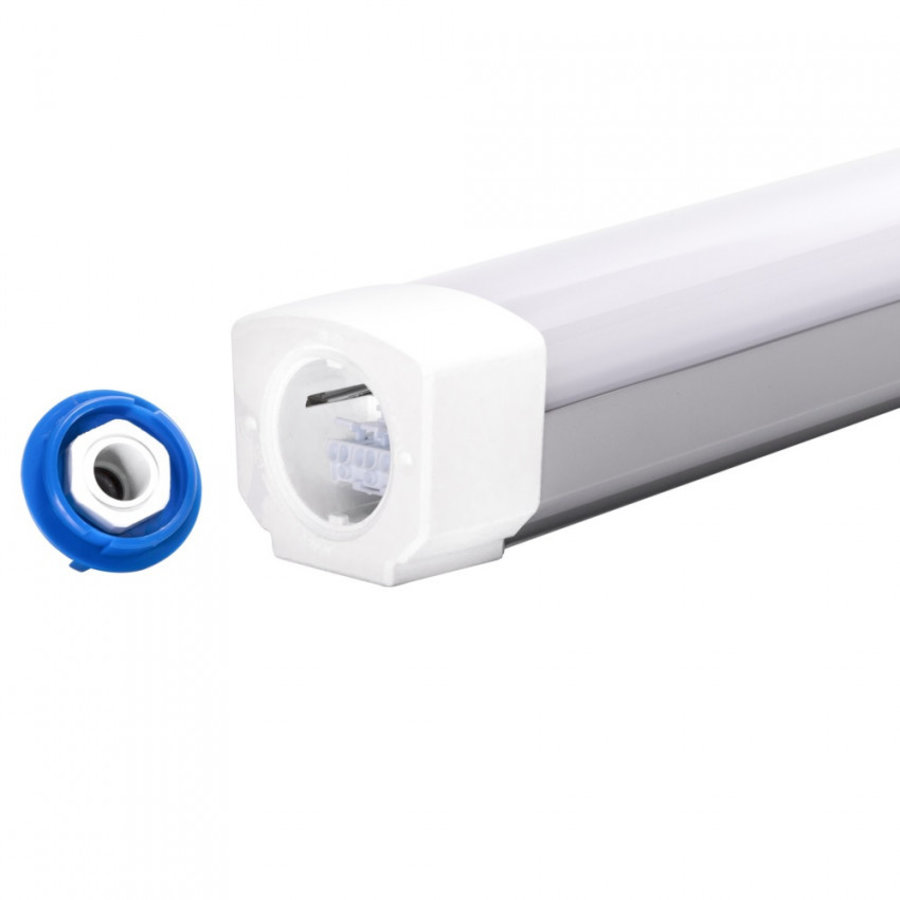 Waterdichte Armatuur LED 40W 120cm 150lm/W Aluminium IP65 met microgolfsensor MERRYTEK-3