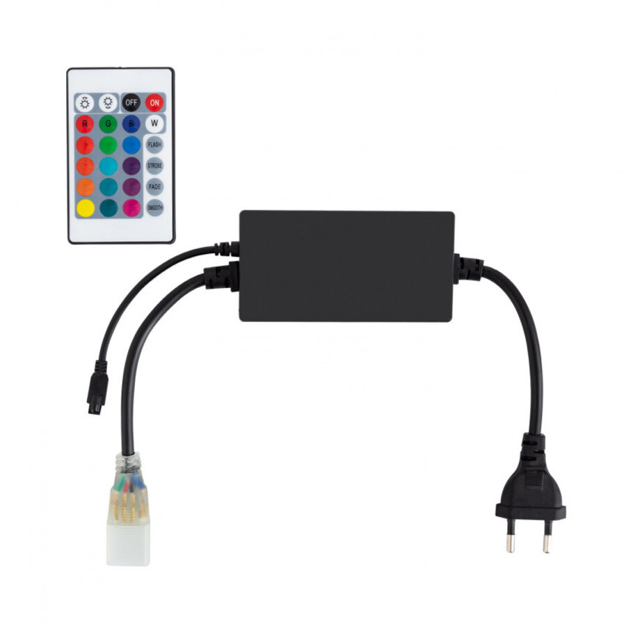 IR Afstandsbediening - UltraPower Controller voor 220V RGB  LED Strip + met 24 knoppen-2