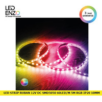 thumb-LED Strip Ruban 12V DC SMD5050 60LED/m RGB IP20 5 meter-1