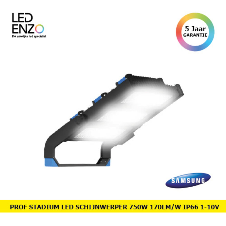 LED Stadion Schijnwerper PRO 750W 170lm/W IP66 SAMSUNG INVENTRONICS Dimbaar 1-10 V-2