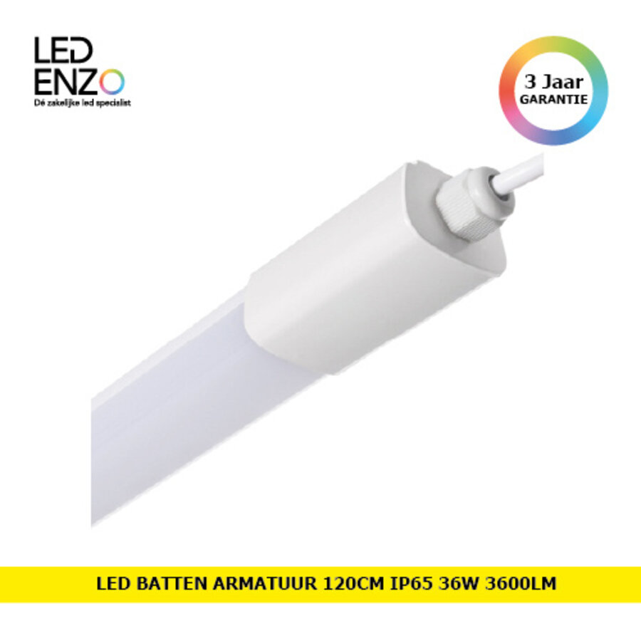 LED Armatuur - Batten 1200mm 36W IP65-1