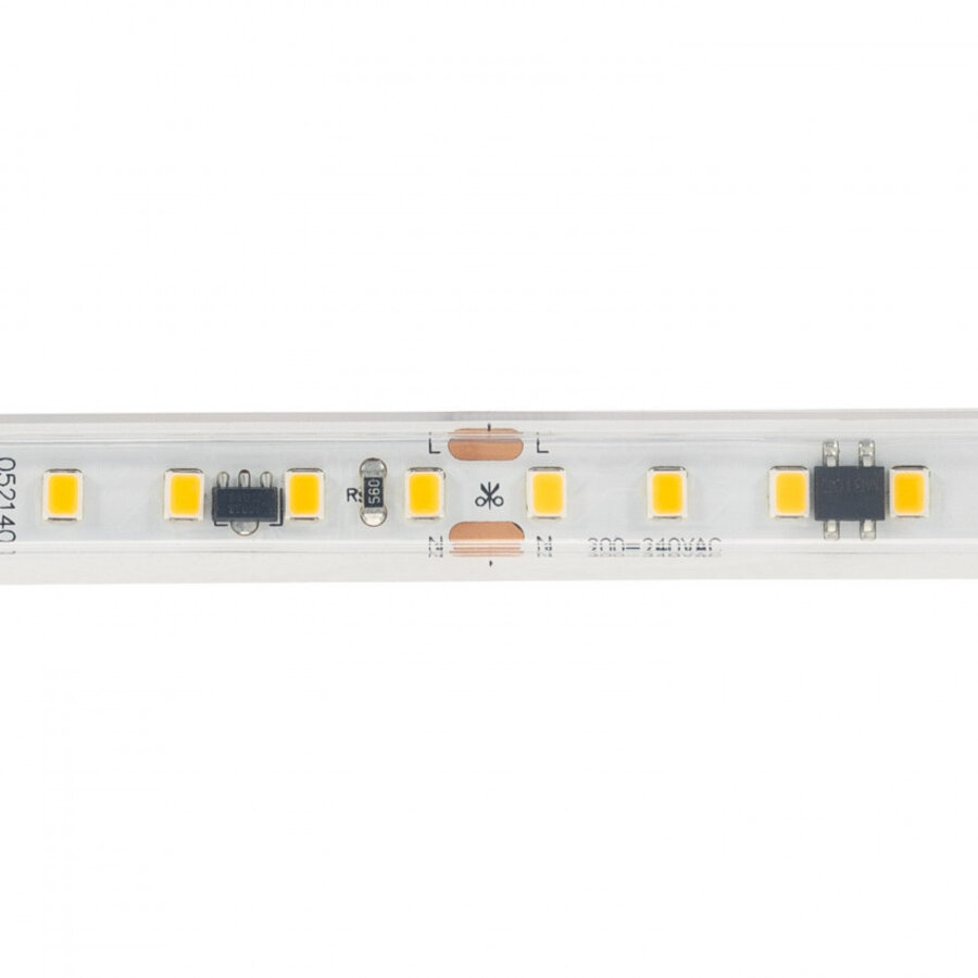 LED Strip Dimbaar Zelfregulerend 220V AC 120 LED/m Helder wit IP65 High Lumen in te korten om de 10 cm Breedte 12mm-3