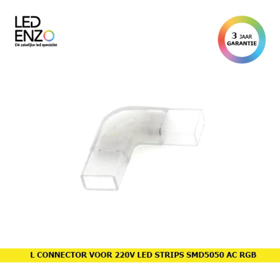 L connector voor SMD5050 220V AC RGB LED strips-1