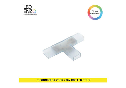 T connector voor SMD5050 22V AV RGB LED strips 