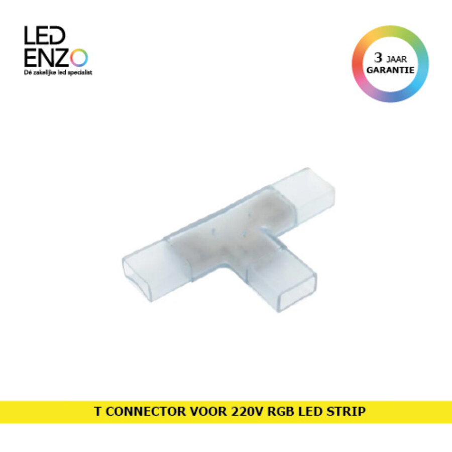 T connector voor SMD5050 22V AV RGB LED strips-1