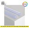 LEDENZO PVC profiel voor flexibele circulaire LED neonslang monocolor 1 Meter