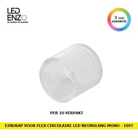 thumb-Eindkap voor de flexibele circulaire LED neonslang monocolor - per 10 verpakt-1