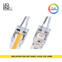 thumb-Snelkoppeling met kabel voor LED Strip COB 10 mm IP20-1