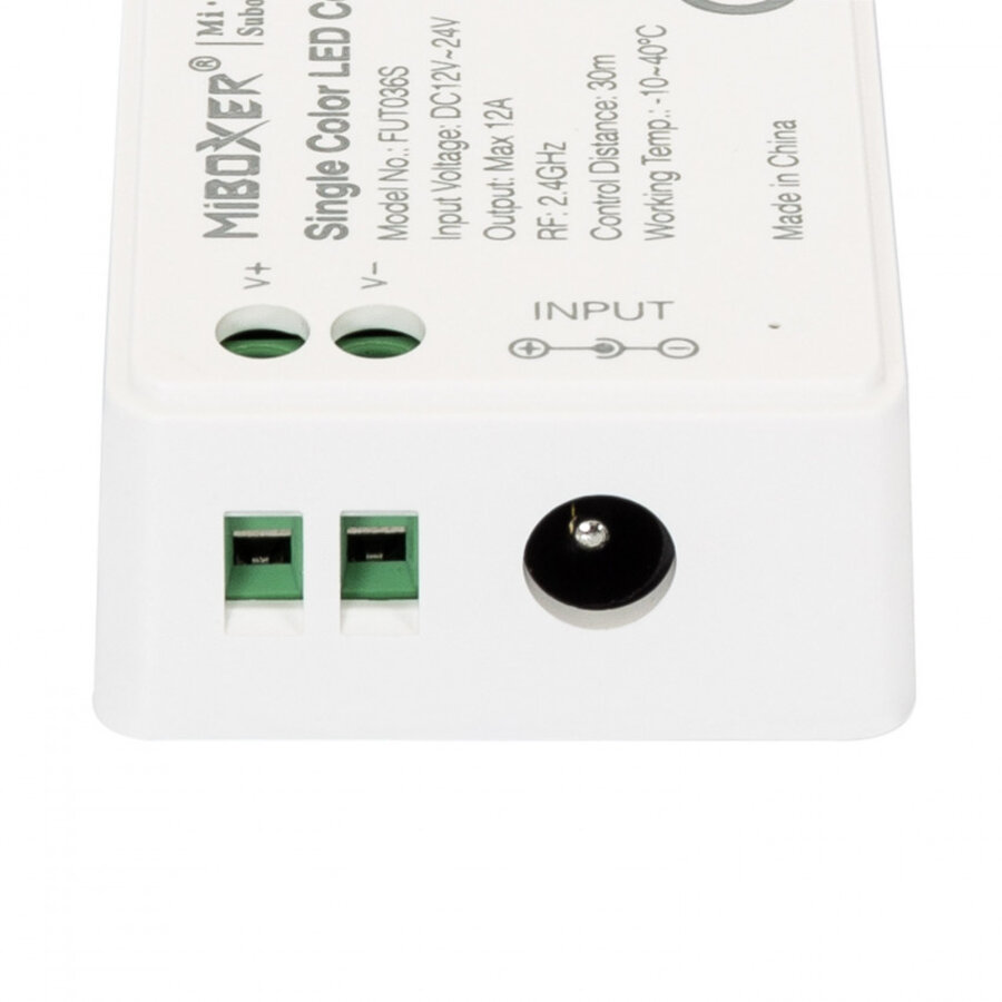 Controller Monocolor 12/24V DC + RF Afstandsbediening MiBoxer-3