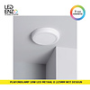 LEDENZO  LED Opbouw paneel rond wit design 18W