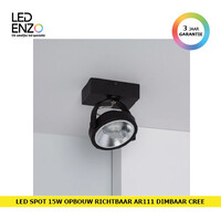 thumb-LED Spot Richtbaar AR111 15W Black dimbaar Cree-1