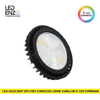 thumb-LED High Bay Industriële UFO HBT LUMILEDS 200W 160lm/W LIFUD 0-10V Dimbaar-1