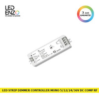thumb-LED Strip Dimmer Controller Monocolor 5/12/24/36V DC compatibel met RF en drukknop controller-1