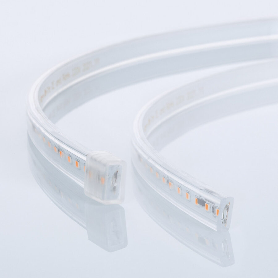 LED strip Dimbaar 220V AC Solid met 120 LED/m Super Warm Wit IP67 Aangepast Breedte 14mm Inkortbaar om de 10 cm-5