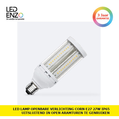 LED Lamp Openbare Verlichting Corn E27 27W IP65 