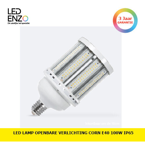 LED Lamp Openbare verlichting LED E40 100W Corn IP65 