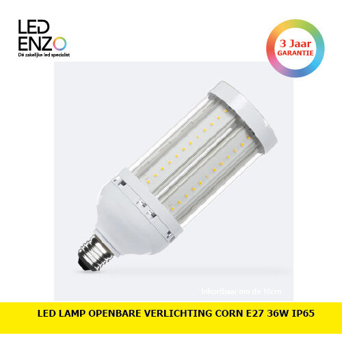 LED Lamp voor Openbare Verlichting Corn E27 36W IP65 