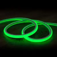 thumb-LED Neon Strip 7,5 W/m Dimbaar 220V AC 100 LED/m Halfrond 180º Groen IP67 te knippen om de 100 cm-2